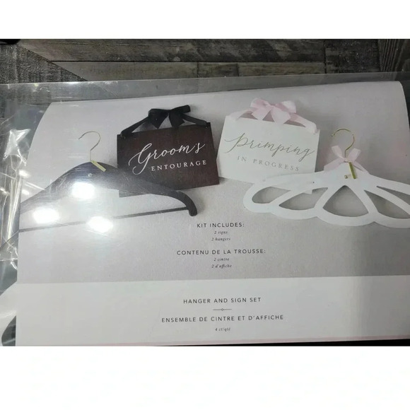 BRIDE AND GROOM HANGER KIT - Picture 3 of 3